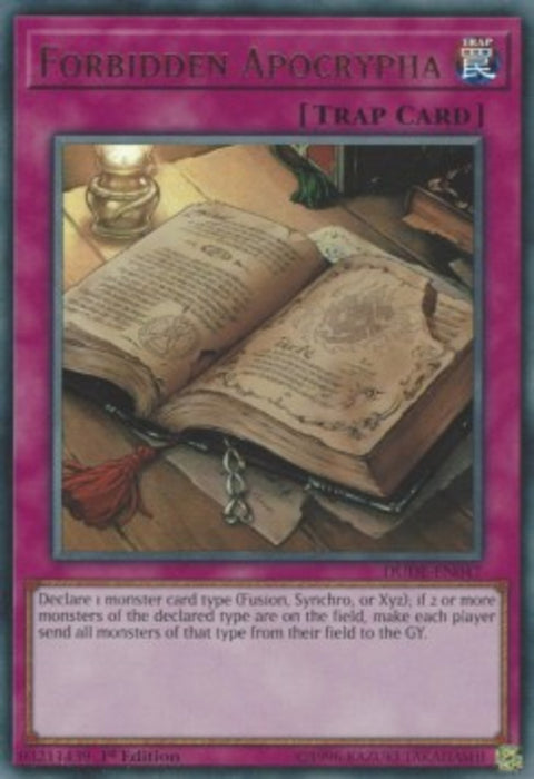 Forbidden Apocrypha DUDE-EN047 Ultra Rare Englisch
