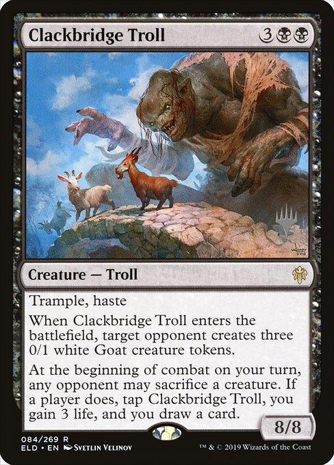 Magic: Clackbridge Troll