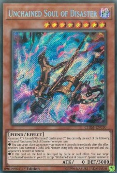 Unchained Soul of Disaster CHIM-EN010 Secret Rare Amerikanisch