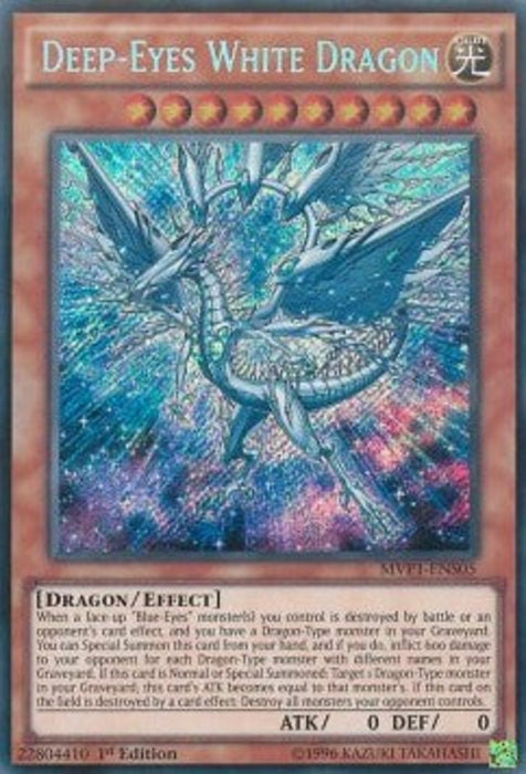 Deep-Eyes White Dragon (V.3) MVP1-ENS05 Secret Rare Englisch
