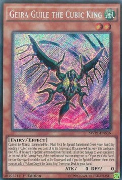 Geira Guile the Cubic King (V.3) MVP1-ENS36 Secret Rare Englisch
