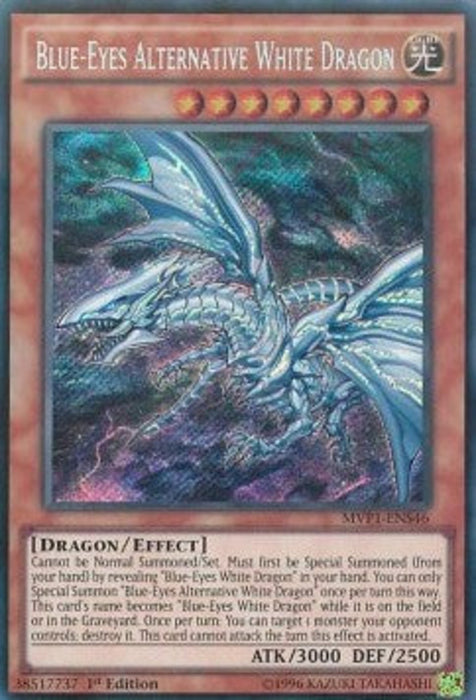 Blue-Eyes Alternative White Dragon (V.3) MVP1-ENS46 Secret Rare Englisch