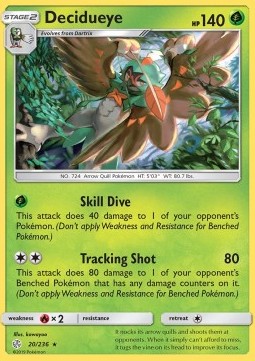 Decidueye CEC-20 Holo Rare Deutsch