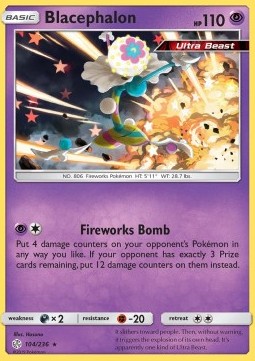 Blacephalon CEC-104 Holo Rare Deutsch