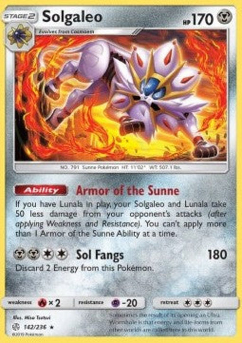 Solgaleo CEC-142 Holo Rare Deutsch