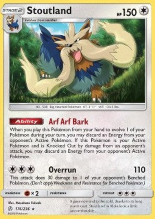 Stoutland CEC-176 Holo Rare Deutsch