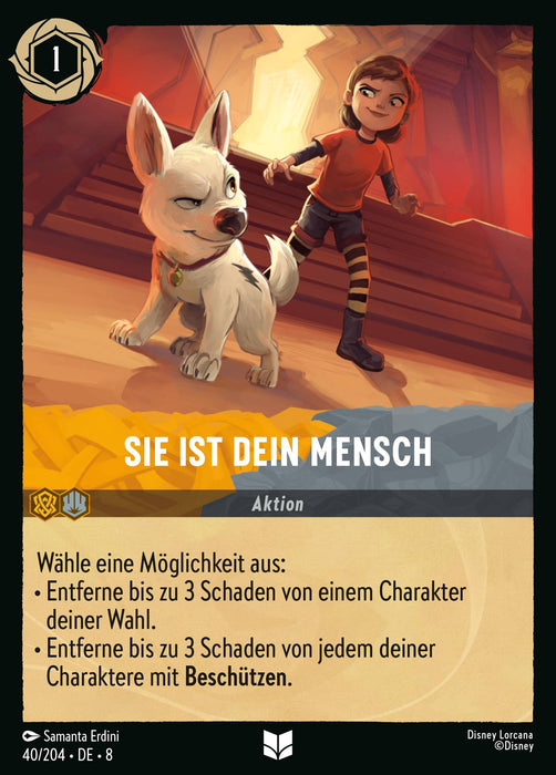 Sie ist dein Mensch 8JAF-040 Uncommon Deutsch