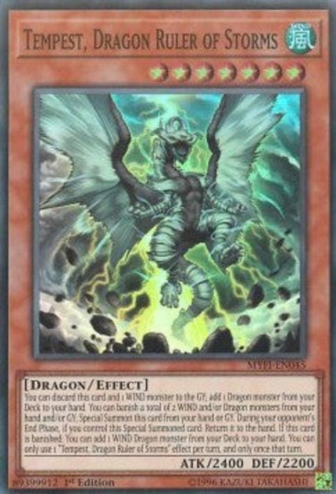 Tempest, Dragon Ruler of Storms MYFI-EN045 Super Rare Englisch