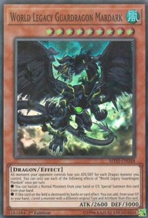 World Legacy Guardragon Mardark MYFI-IT048 Super Rare Italienisch