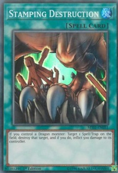 Stamping Destruction MYFI-EN051 Super Rare Englisch