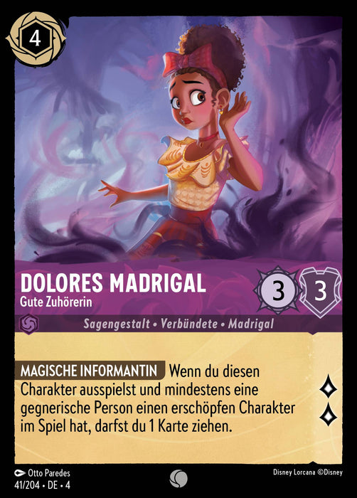 Dolores Madrigal - Gute Zuhörerin 4URS-041 Common Deutsch