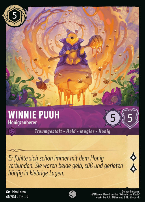 Winnie Puuh - Honigzauberer (V.1) 9FAB-041 Common Deutsch