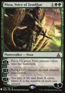 Nissa, Voice of Zendikar MYS-138 Mythic Englisch