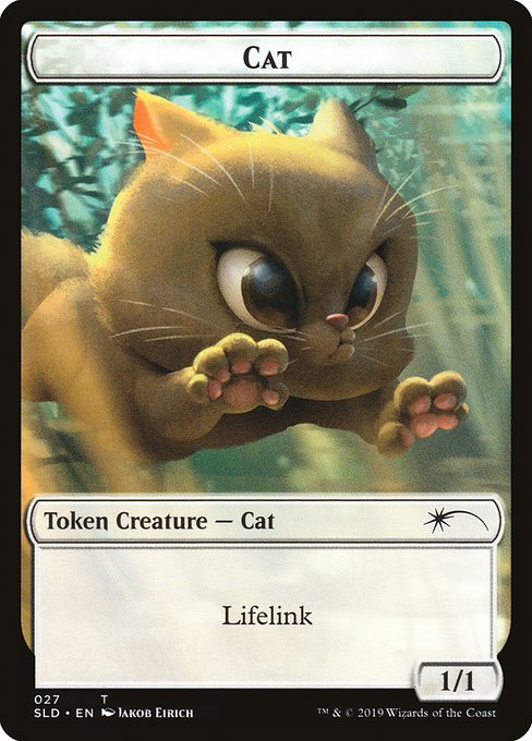 Magic: Cat Token (W 1/1 Lifelink) // Cat Token (W 1/1 Lifelink)