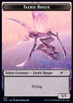 Faerie Rogue Token (Black 1/1) (V.1) SLD-13 Token Englisch