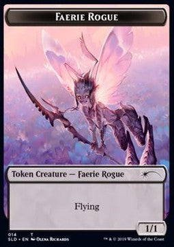 Faerie Rogue Token (Black 1/1) (V.2) SLD-14 Token Englisch
