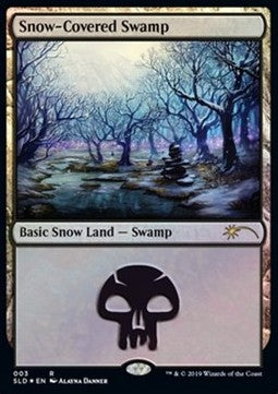 Snow-Covered Swamp SLD-3 Land Englisch