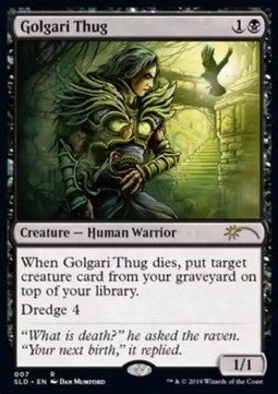 Golgari Thug SLD-7 Rare Englisch