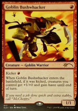 Goblin Bushwhacker SLD-17 Rare Englisch