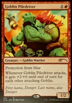 Goblin Piledriver SLD-21 Rare Englisch
