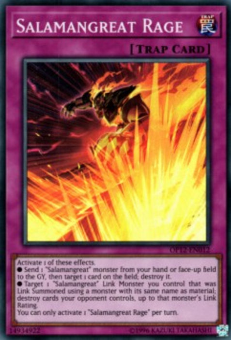 Salamangreat Rage OP12-EN012 Super Rare Englisch