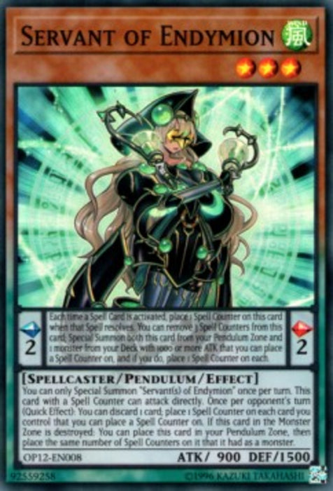 Servant of Endymion OP12-EN008 Super Rare Englisch