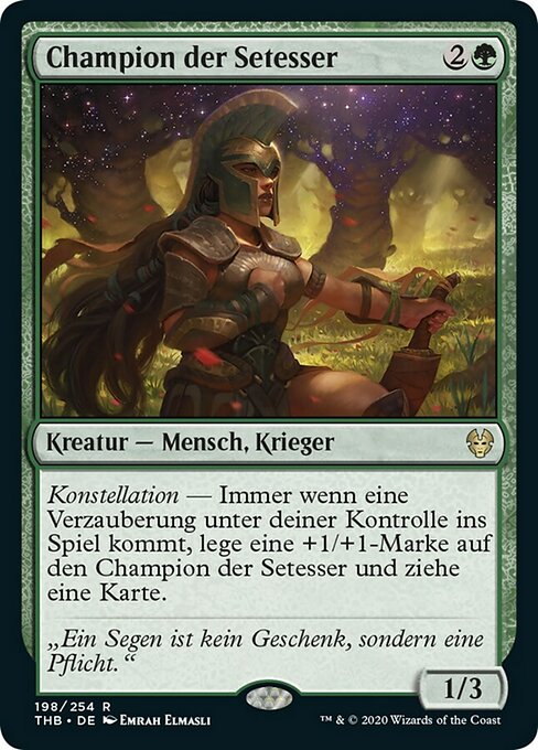 Champion der Setesser THB-198 Rare Deutsch