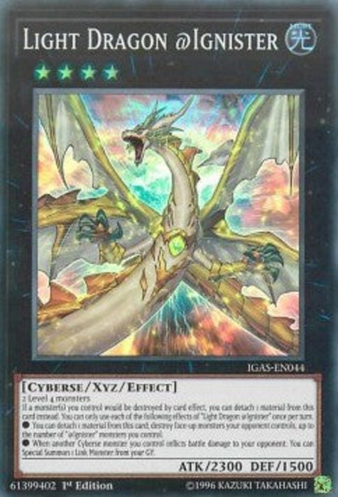 Light Dragon @Ignister IGAS-EN044 Super Rare Englisch