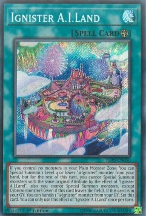 Ignister A.I.Land IGAS-EN050 Secret Rare Englisch