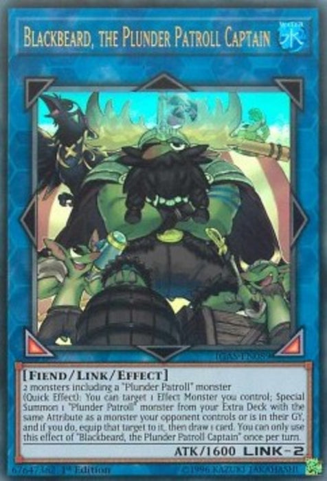 Blackbeard, the Plunder Patroll Captain IGAS-EN089 Ultra Rare Englisch