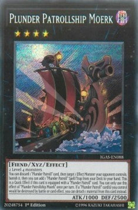 Plunder Patrollship Moerk IGAS-EN088 Secret Rare Englisch