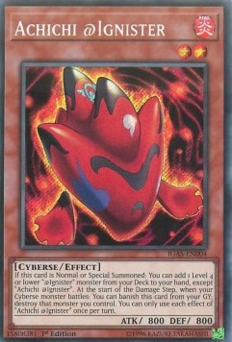 Achichi @Ignister IGAS-EN004 Secret Rare Englisch