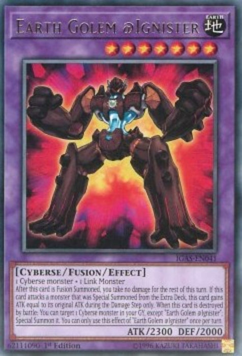Earth Golem @Ignister IGAS-EN041 Rare Englisch