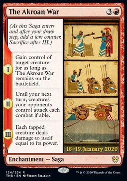 The Akroan War (V.2) PTHB-124 Rare Englisch
