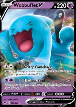 Wobbuffet V SSH-86 Ultra Rare Englisch