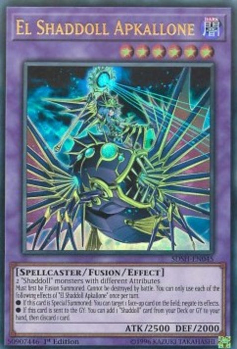 El Shaddoll Apkallone SDSH-EN045 Ultra Rare Englisch