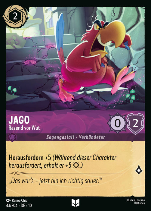 Jago - Rasend vor Wut 10WHI-043 Uncommon Deutsch