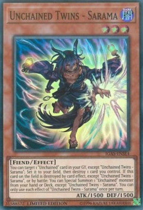 Unchained Twins - Sarama IGAS-ENSE4 Super Rare Englisch