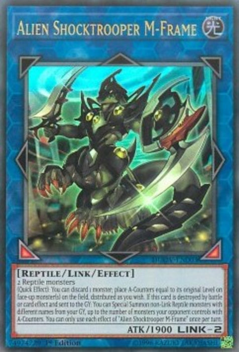 Alien Shocktrooper M-Frame DUOV-EN003 Ultra Rare Englisch