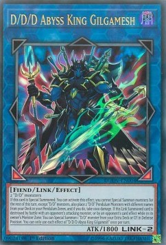 D/D/D Abyss King Gilgamesh DUOV-EN004 Ultra Rare Englisch