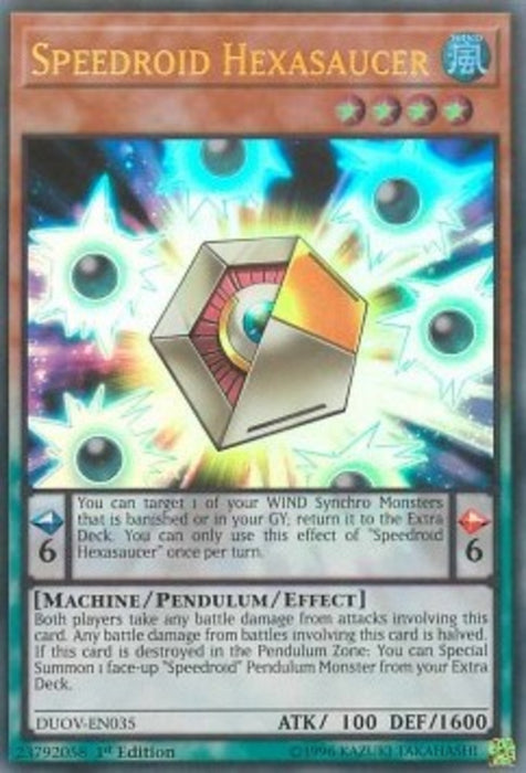 Speedroid Hexasaucer DUOV-EN035 Ultra Rare Amerikanisch