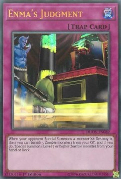 Enma's Judgment DUOV-EN042 Ultra Rare Englisch