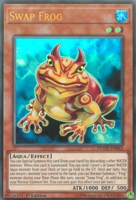 Swap Frog DUOV-EN063 Ultra Rare Englisch