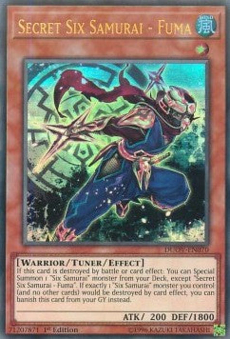 Secret Six Samurai - Fuma DUOV-EN070 Ultra Rare Englisch