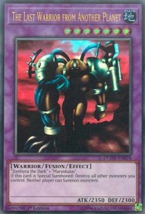 The Last Warrior from Another Planet DUOV-EN076 Ultra Rare Englisch