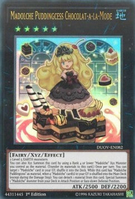 Madolche Puddingcess Chocolat-a-la-Mode DUOV-EN082 Ultra Rare Englisch