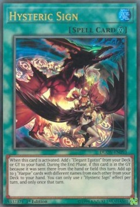 Hysteric Sign DUOV-EN093 Ultra Rare Englisch