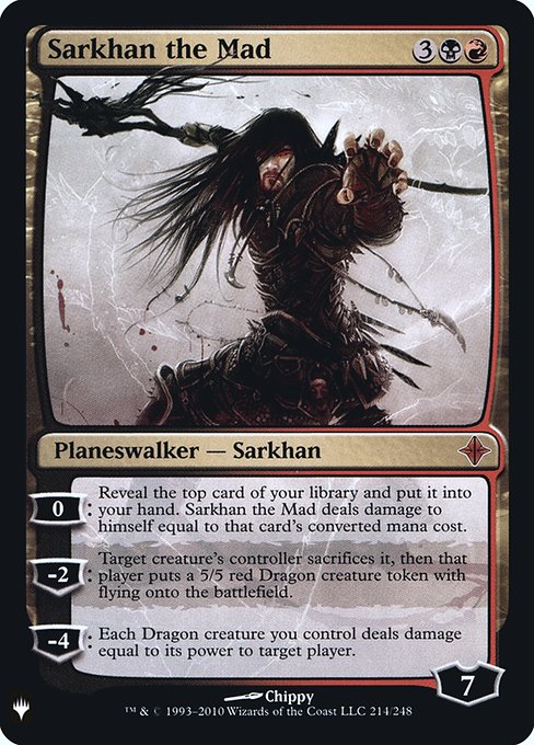 Sarkhan the Mad MYS-214 Mythic Englisch