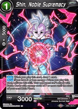 Shin, Noble Supremacy DB2 Rare Englisch