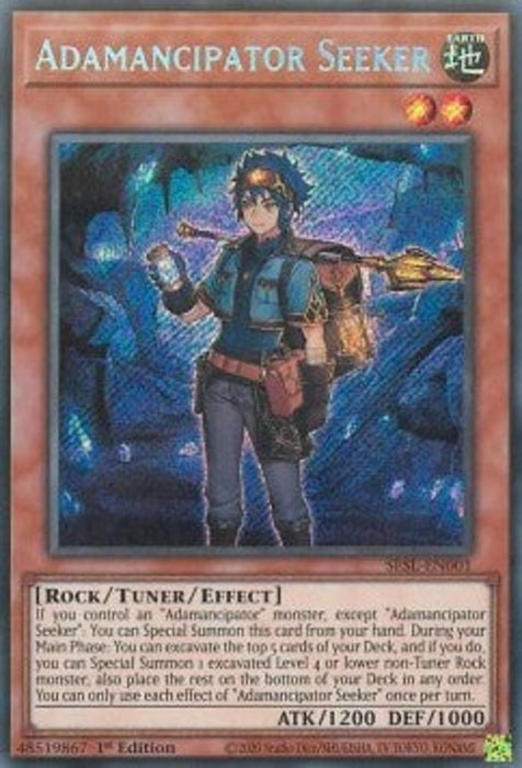 Adamancipator Seeker SESL-EN001 Secret Rare Englisch
